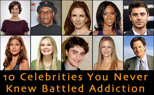 10 Celebrities You Never Knew Battled Addiction